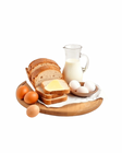 Dairy - Bread - egg