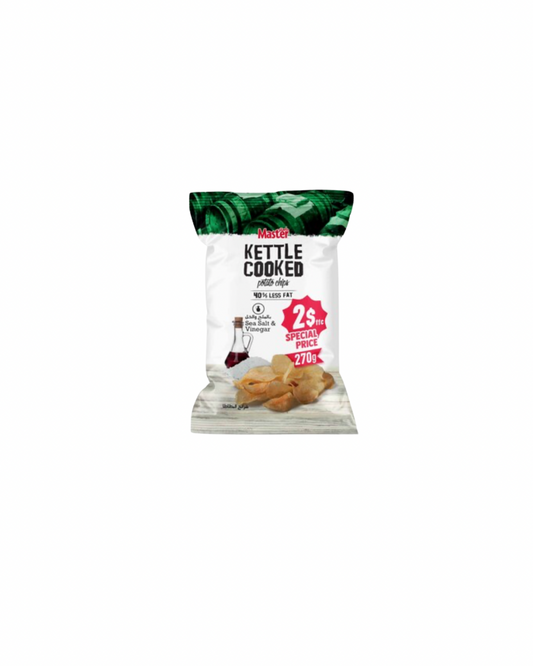 Master kettle coocked salt and vinegar 210g