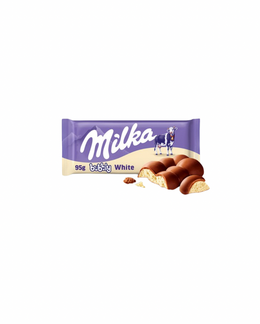 Milka bubly white 95g