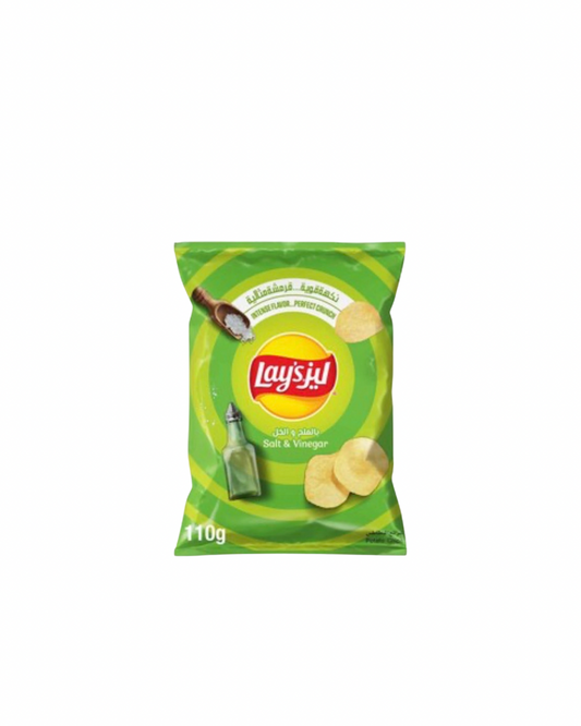 Lays chips salt and vinegar 110g