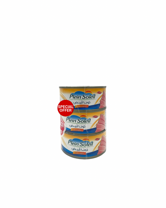 Plein soleil tuna in oil 185g x 3 promo