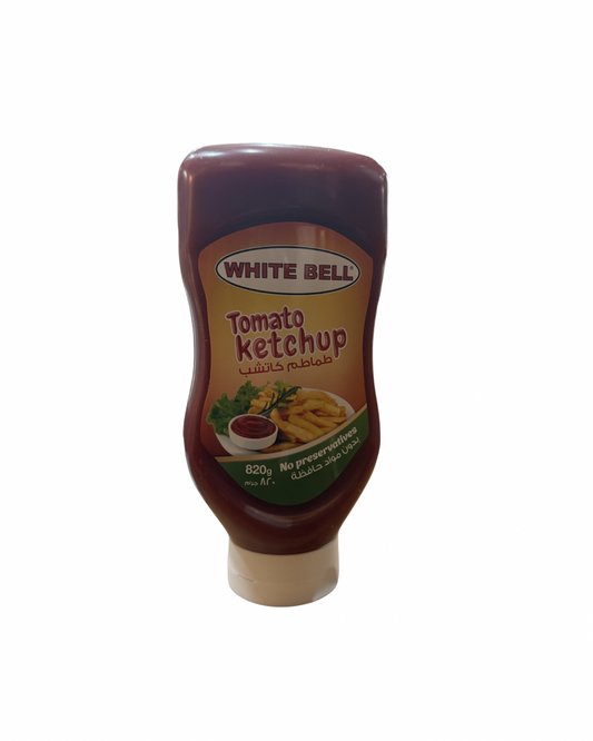 Ketchup white bell plastic 820g