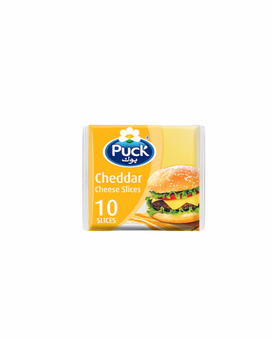 Puck cheddar slices x 10