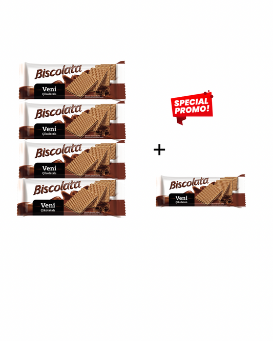 Biscolata veni 40g 4+1 free promo