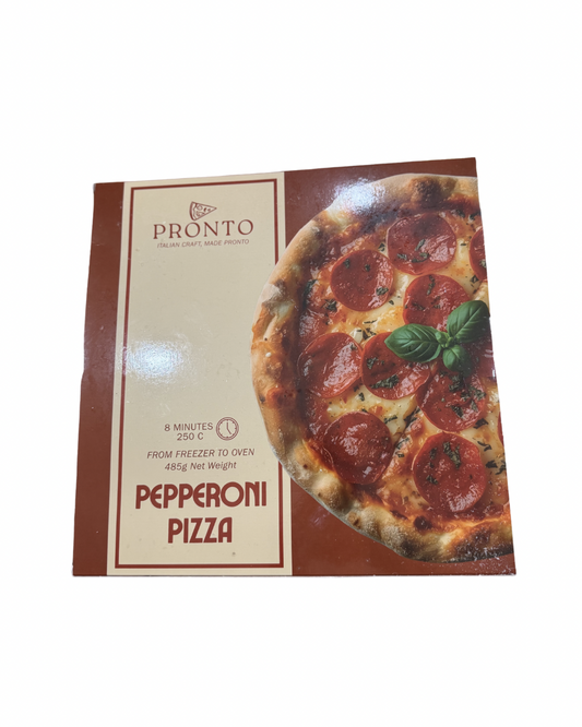 Pronto italian frozen pizza peperroni 485g