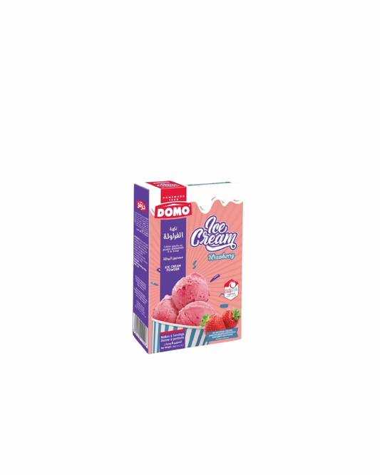 Domo ice cream strawberry powder 70g
