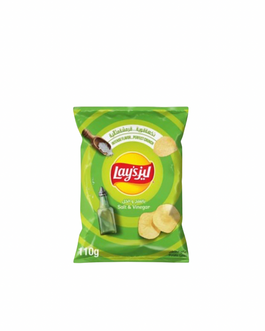 Lays chips salt and vinegar 110g