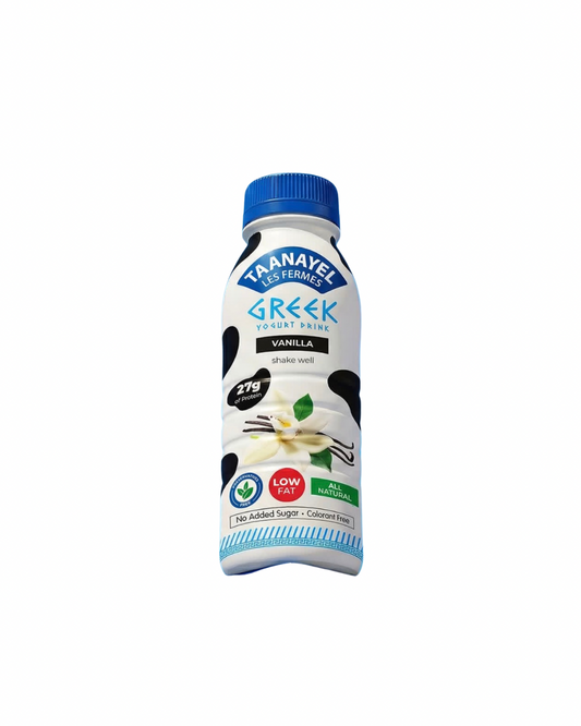 Greek yogurt liquid vanilla 250ml