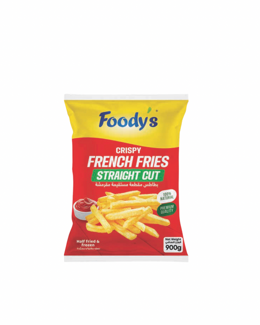 Foodys french fries straight cut 900g