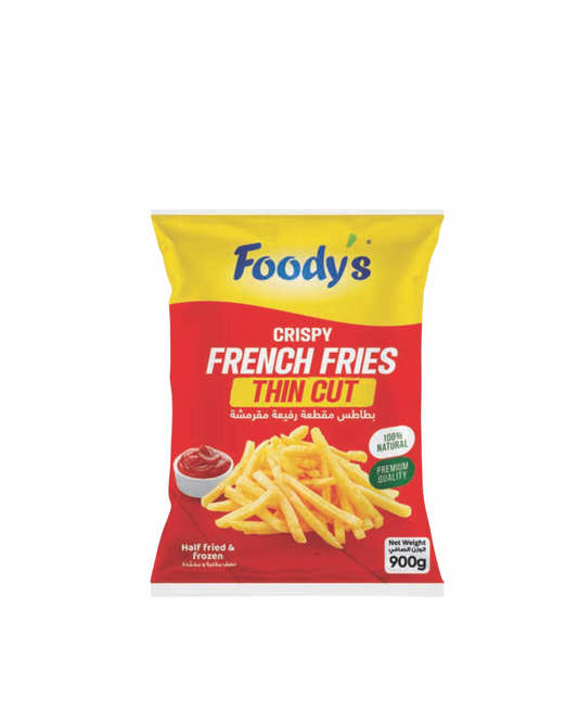 Foodys french fries thin cut 900g