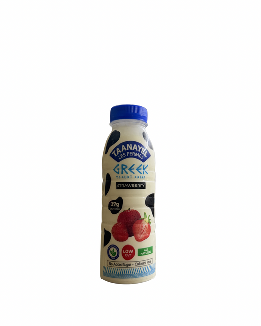 Greek yogurt taanayel liquid strawbery