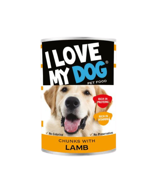 I Love my Dog Chunks with Lamb 415g