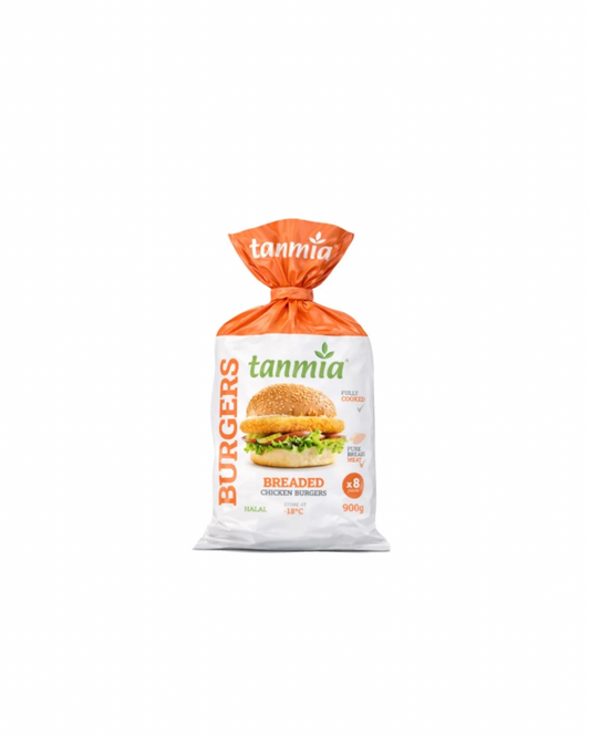 Tanmia breaded chicken burger 900g