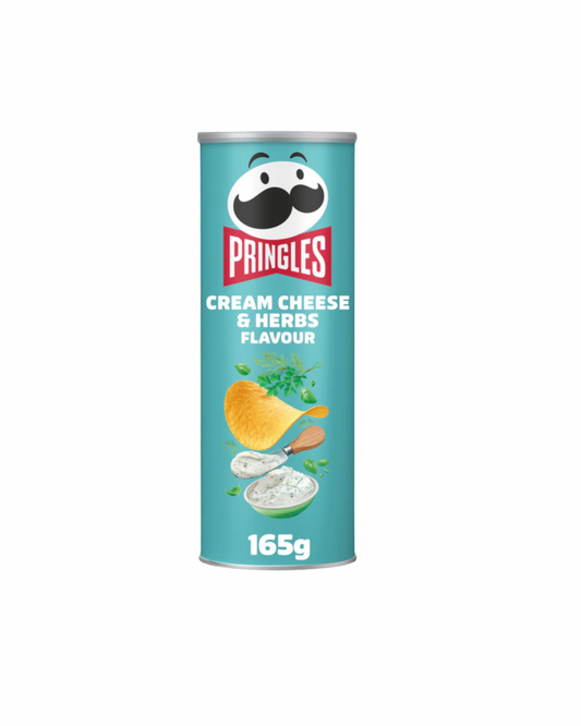 Pringles cream cheese & herbs 165g