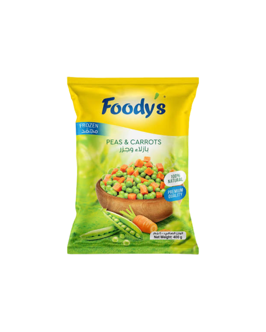 Foodys Frozen Peas and Carrots 400g